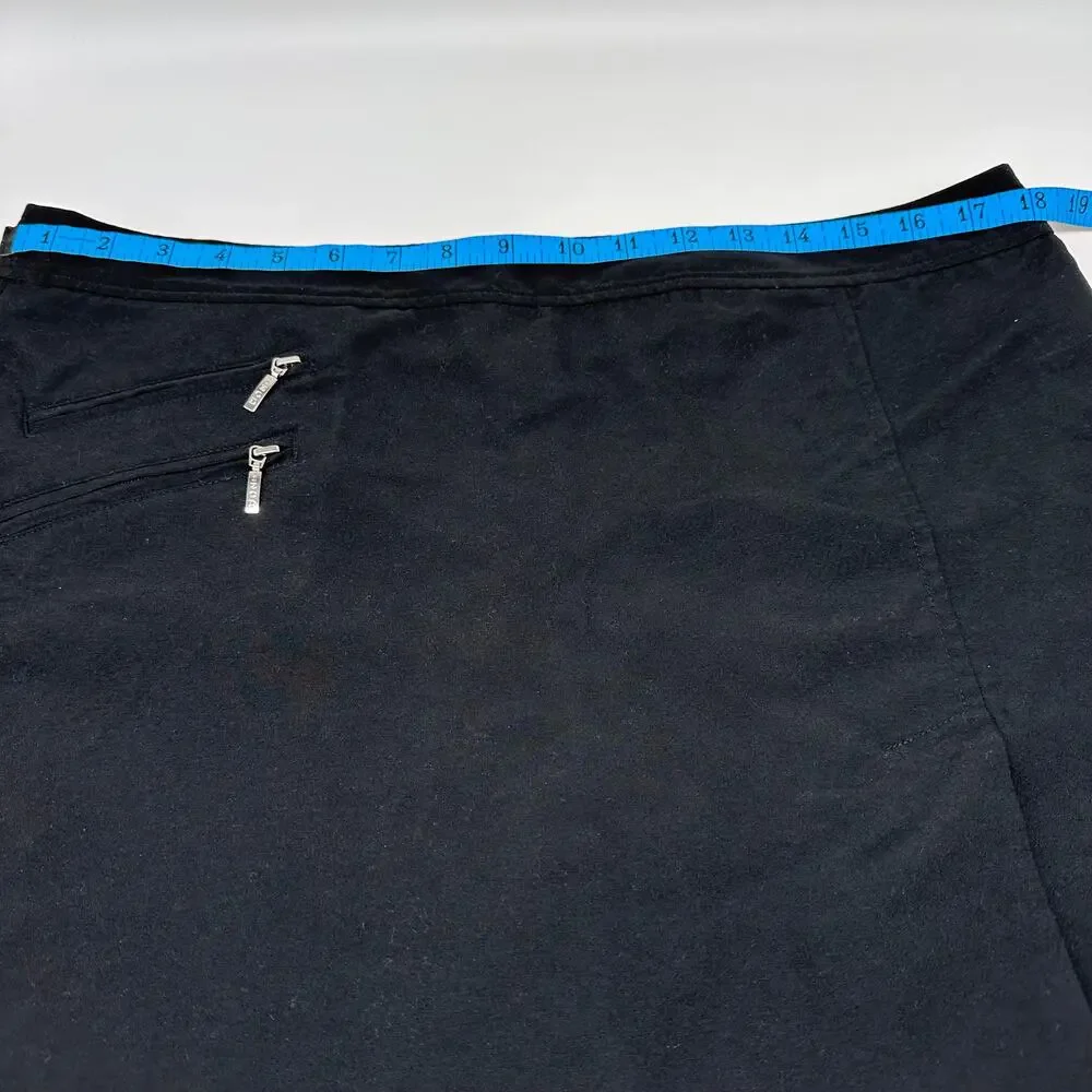 IZOD Black Golf Skort Women's Size 12 - Picture 9 of 10
